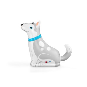 Bestway vodný postrekovač Happy Husky, nafukovací husky pre deti 2+, 112x44x100 cm.