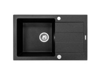 Pyramis Granitový drez SPARTA PLUS 78 x 48 1B 1D Čierny Pyramis Granitový drez SPARTA PLUS 78 x 48 1B 1D Čierny