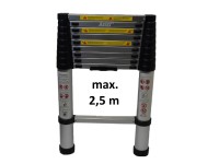 ASIST Alu teleskopický rebrík AR99-6250, 9 priečok, 2,5 m