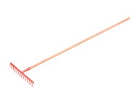 LUX Záhradné hrable so 14 hrotmi s násadou 140 cm