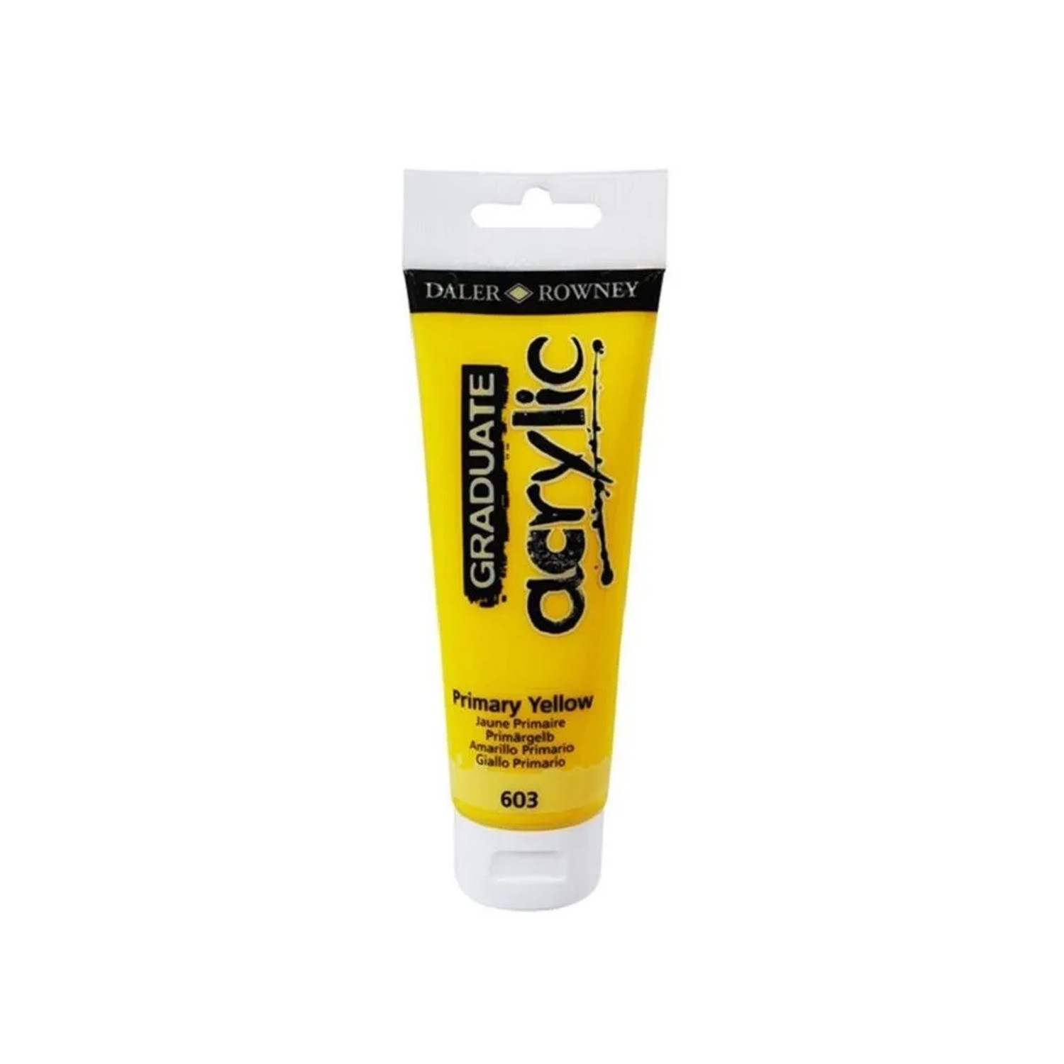 E-shop Daler Rowney Akrylová farba GRADUATE primárna žltá, 120 ml