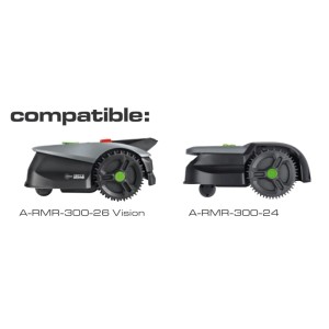Robotická kosačka LUX-TOOLS Oryx 300 Vision A-RMR-300-26 & A-RMR-300-24 kompatibilná s garážou