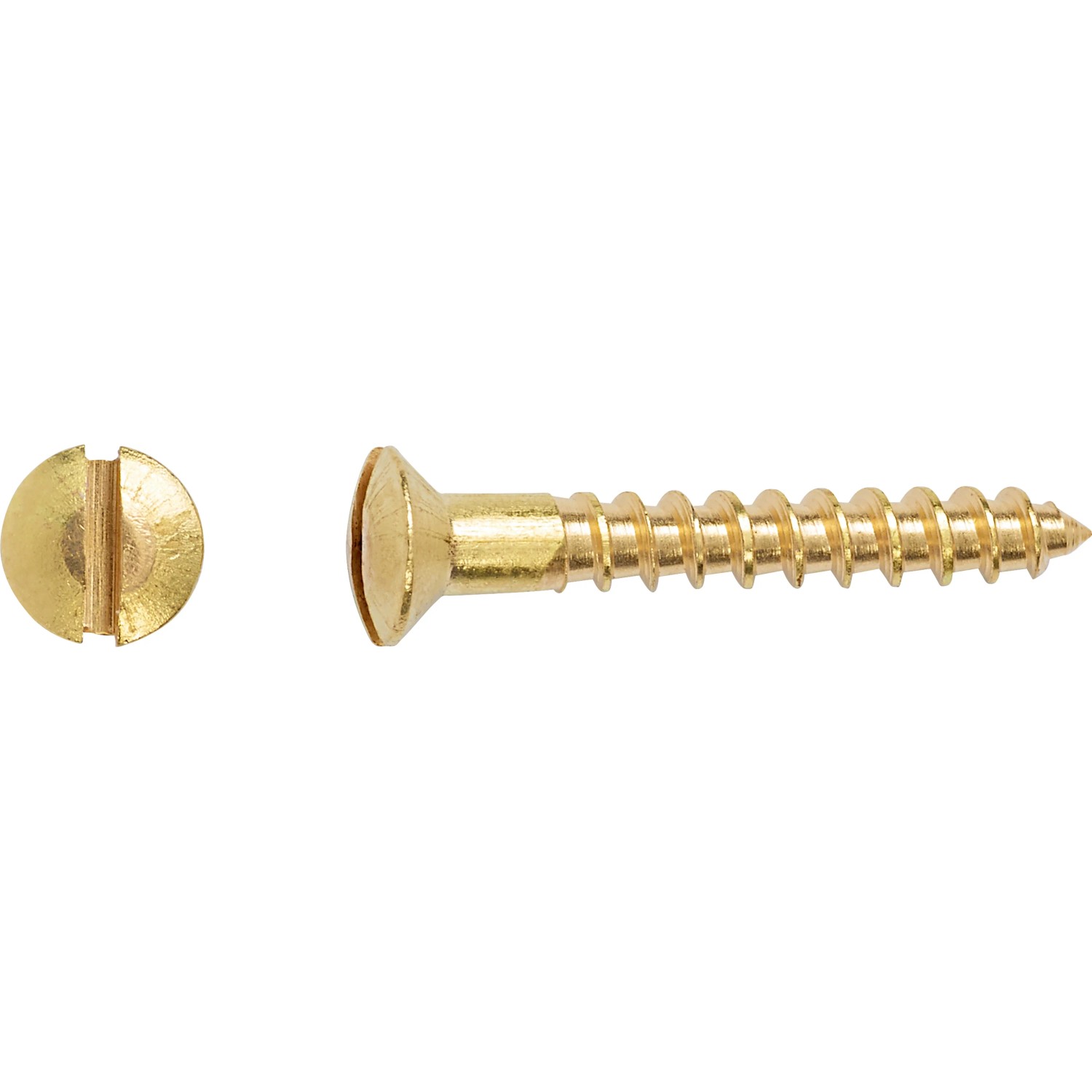 E-shop Skrutka do dreva so šošovkovou hlavou PZ mosadzný 2,5 x 20 mm, 25 ks