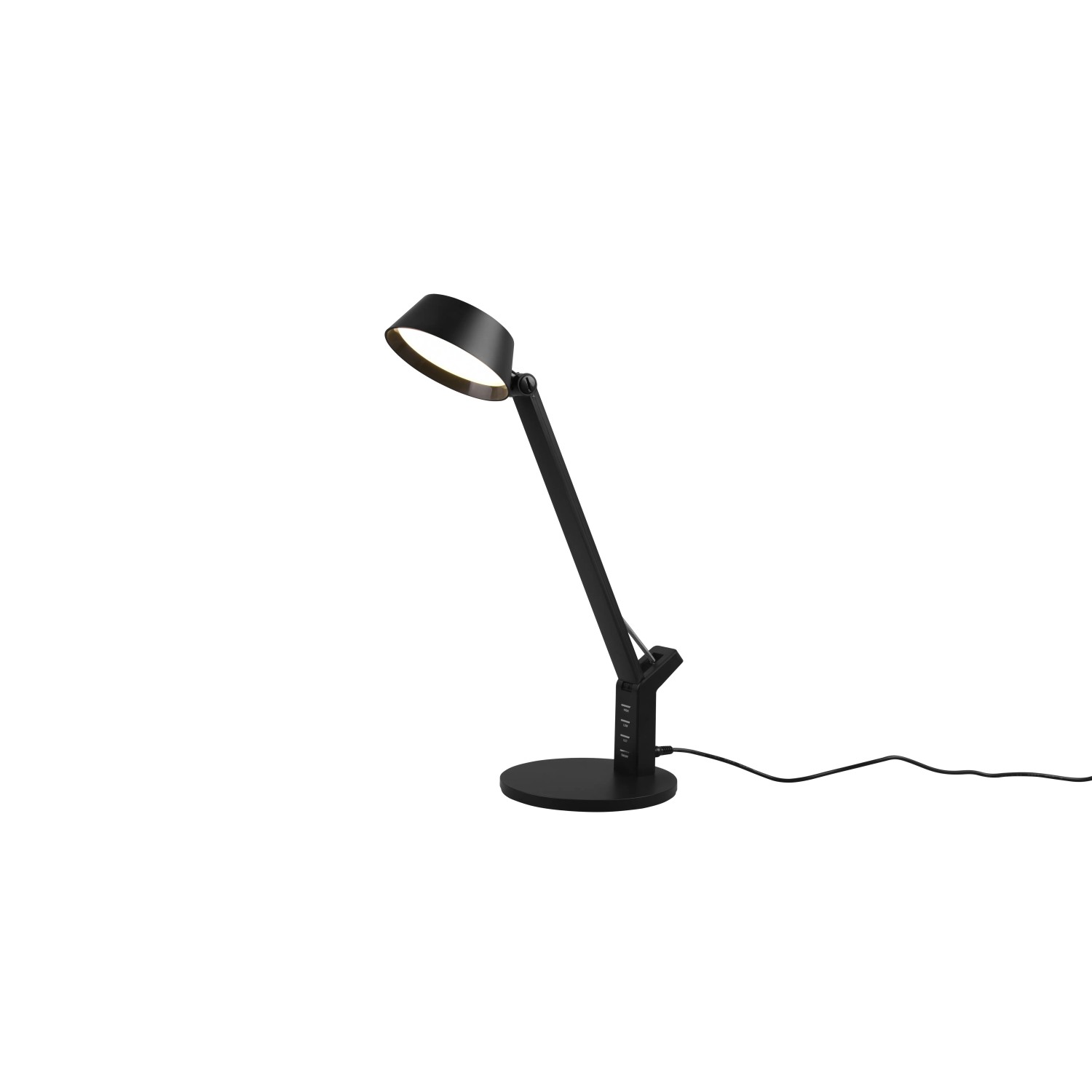 E-shop Trio LED stolné svietidlo Ava čierne matné 404 x 171 x 305 mm
