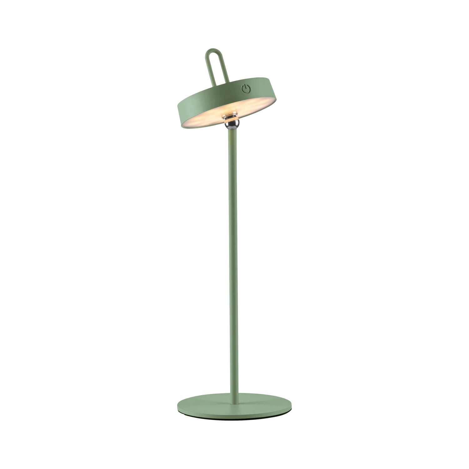 E-shop Just Light. Nabíjacia stolná LED lampa Amag IP44 zelená pr. 15 x 47,2 cm
