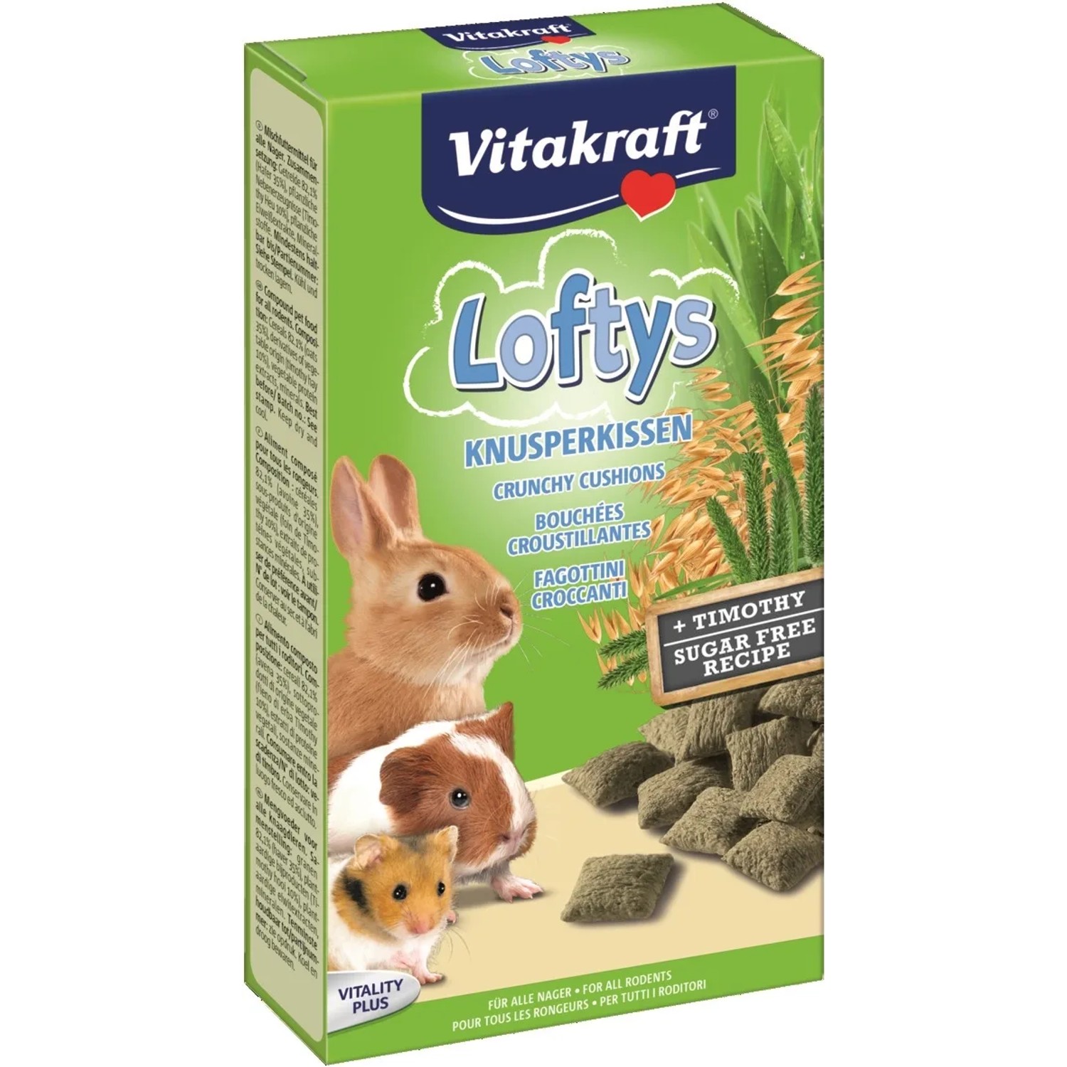 E-shop Vitakraft Doplnkové krmivo pre hlodavce Loftys 100 g