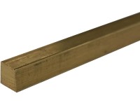 Arcansas Hranatá tyč z leštenej mosadze 6 x 6 x 1000 mm