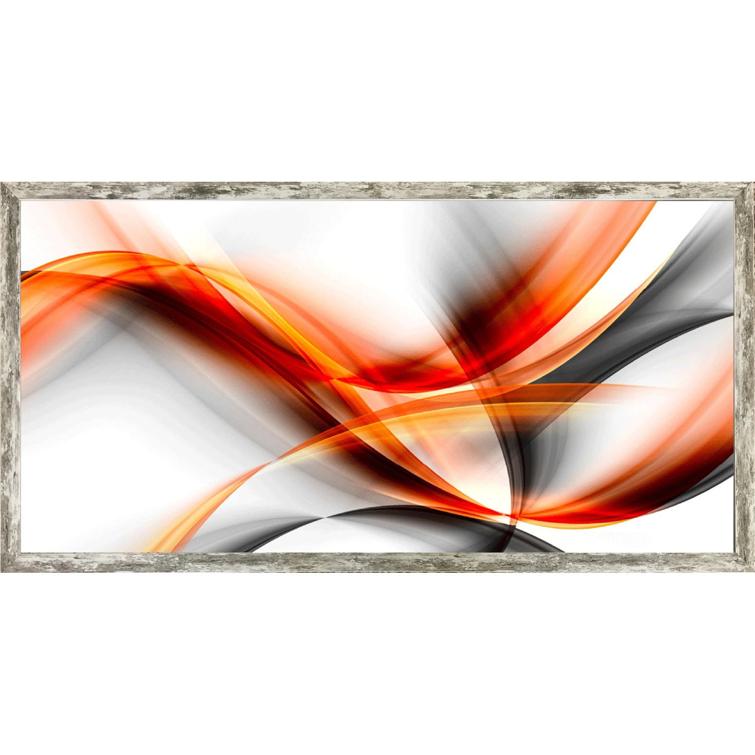 E-shop Bondecor Zarámovaný obraz Abstrakt 50 x 100 cm