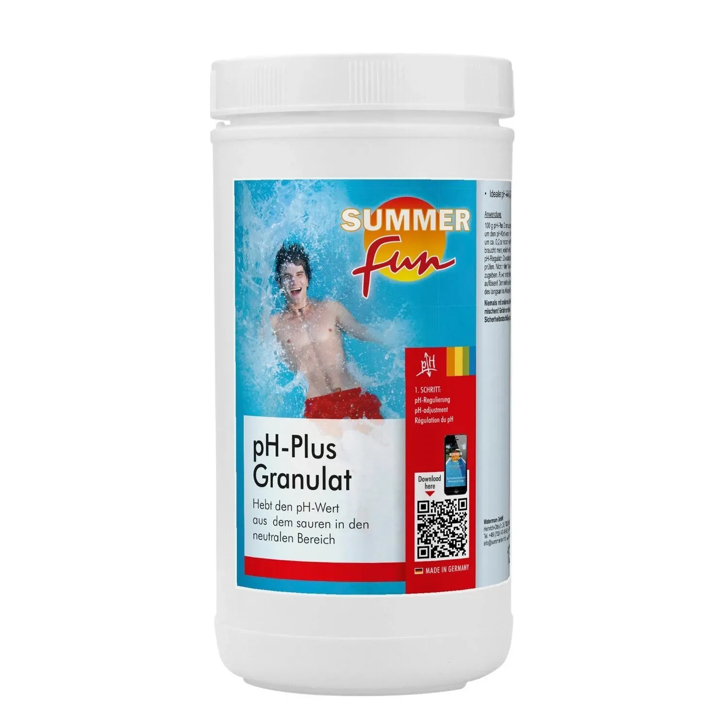 E-shop SUMMER fun Granulát pH-plus 1,2 kg