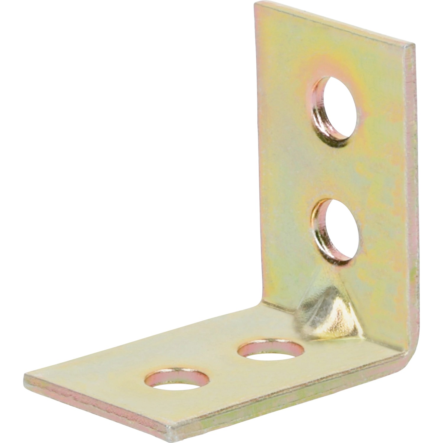 E-shop Nábytkový uholník žlto pozinkovaný 25 mm x 25 mm x 14 mm