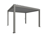 Biohort Pergola 4 x 3,5 kremeňovo sivá / strieborná 404,5 x 367,5 cm
