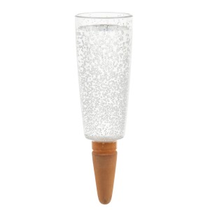 Scheurich Zavlažovacia figúrka Copa M, transparentná, 150 ml. Záhradný pomocník pre kvetináče.