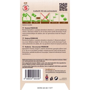 GardenSeed Premium Semienka Rukola