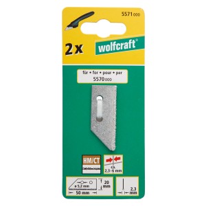 Náhradné čepele Wolfcraft HM/CT, 2 kusy, pre náradie na obklady a pokládku podláh.