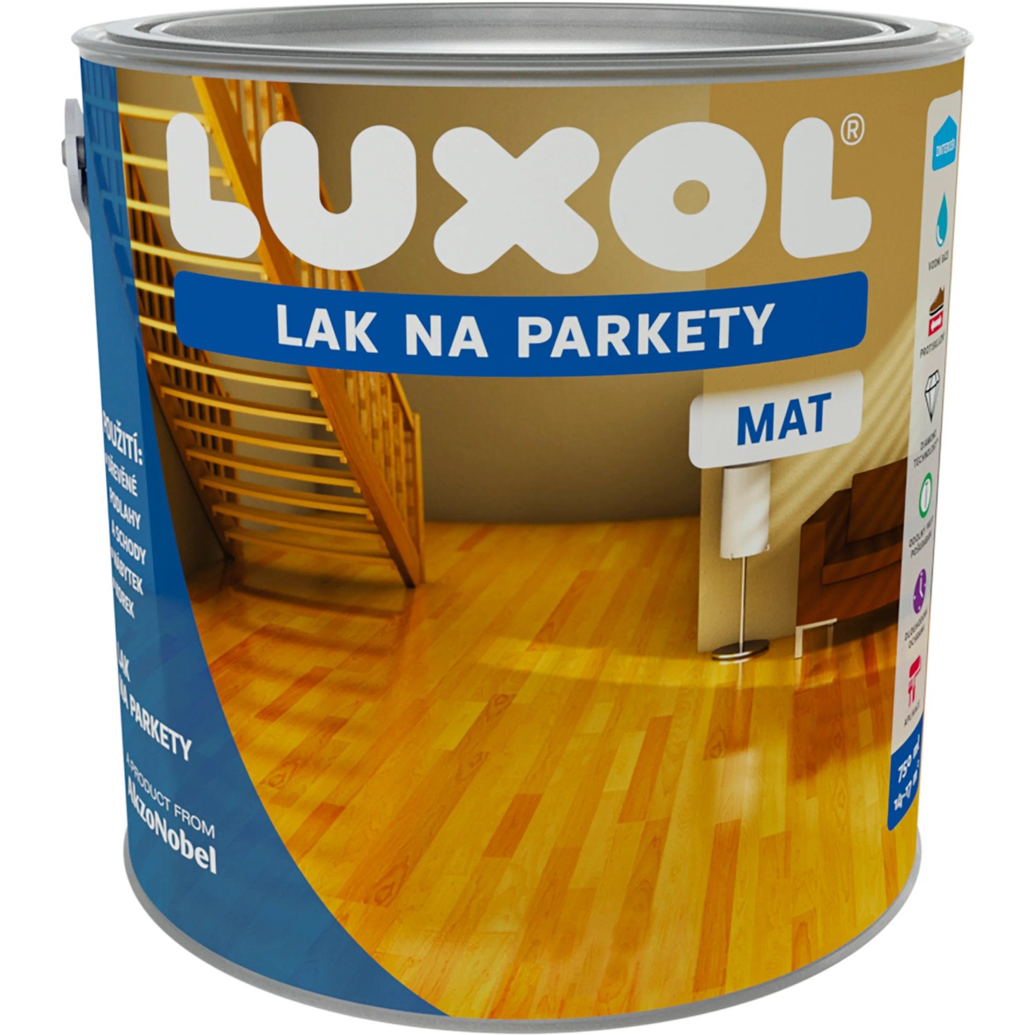 E-shop LUXOL Lak na parkety matný 2,5 l