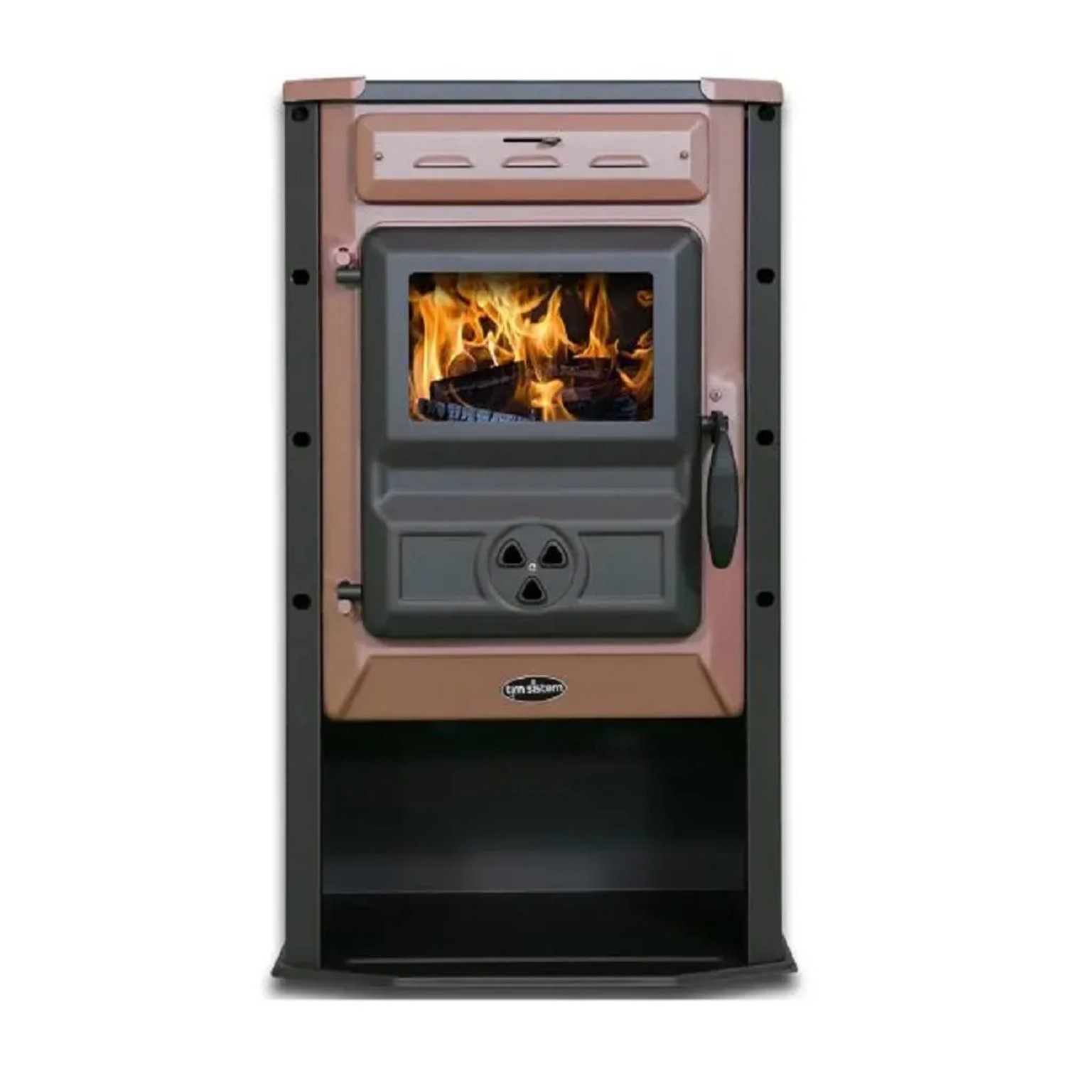 E-shop Tim Sistem Krbové kachle Čarobna pec, hnedá, 7 kW, 83,5 x 49 x 51 cm