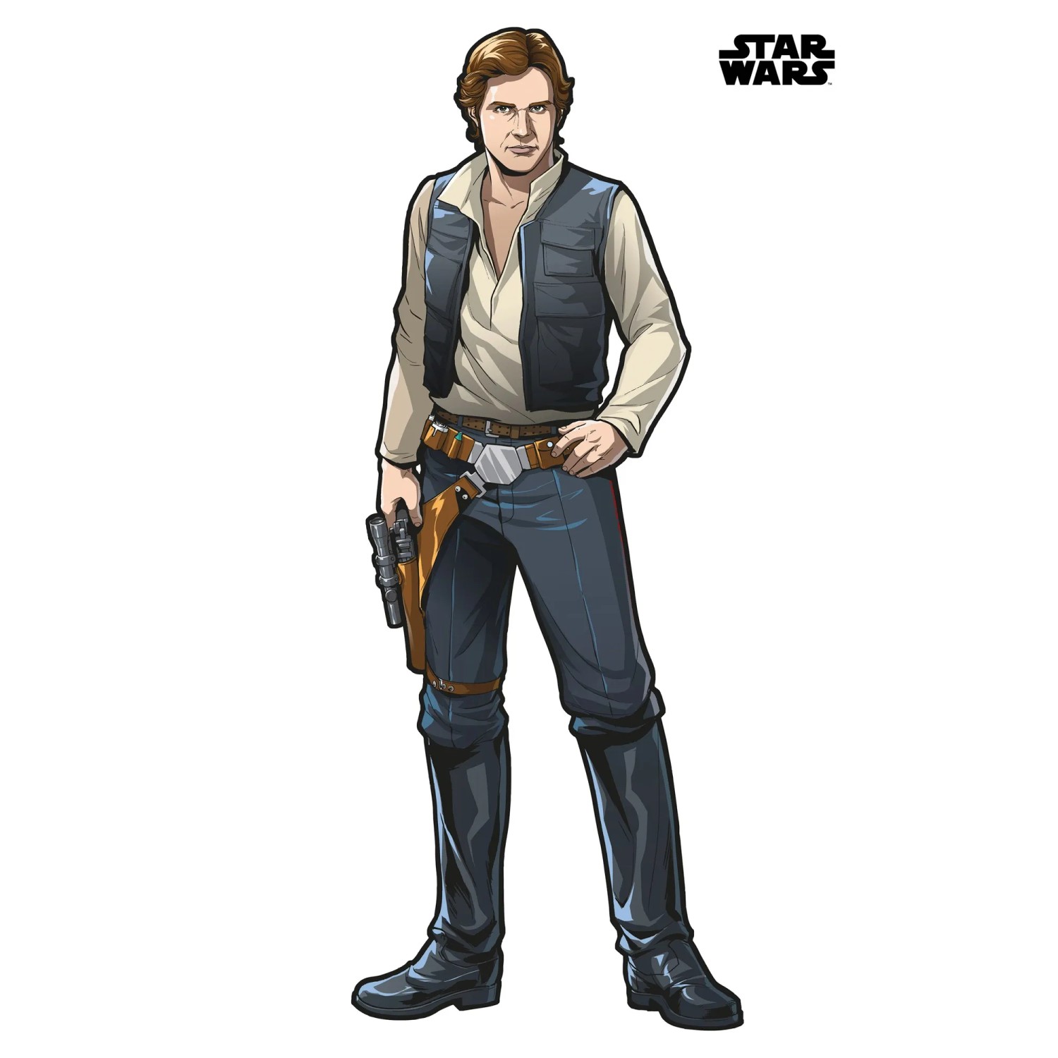 E-shop Komar Samolepiaca vliesová fototapeta Star Wars XXL Han Solo 127 x 196 cm