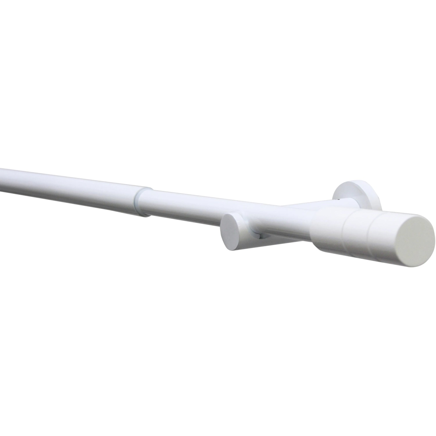 E-shop GARDINIA Záclonová súprava KRETA biela lesklá 19/16 mm, 120-210 cm
