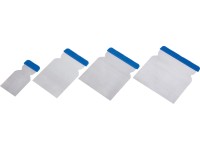 LUX-TOOLS Japonská špachtľa kovová 50, 80, 100, 120 mm (4 ks)