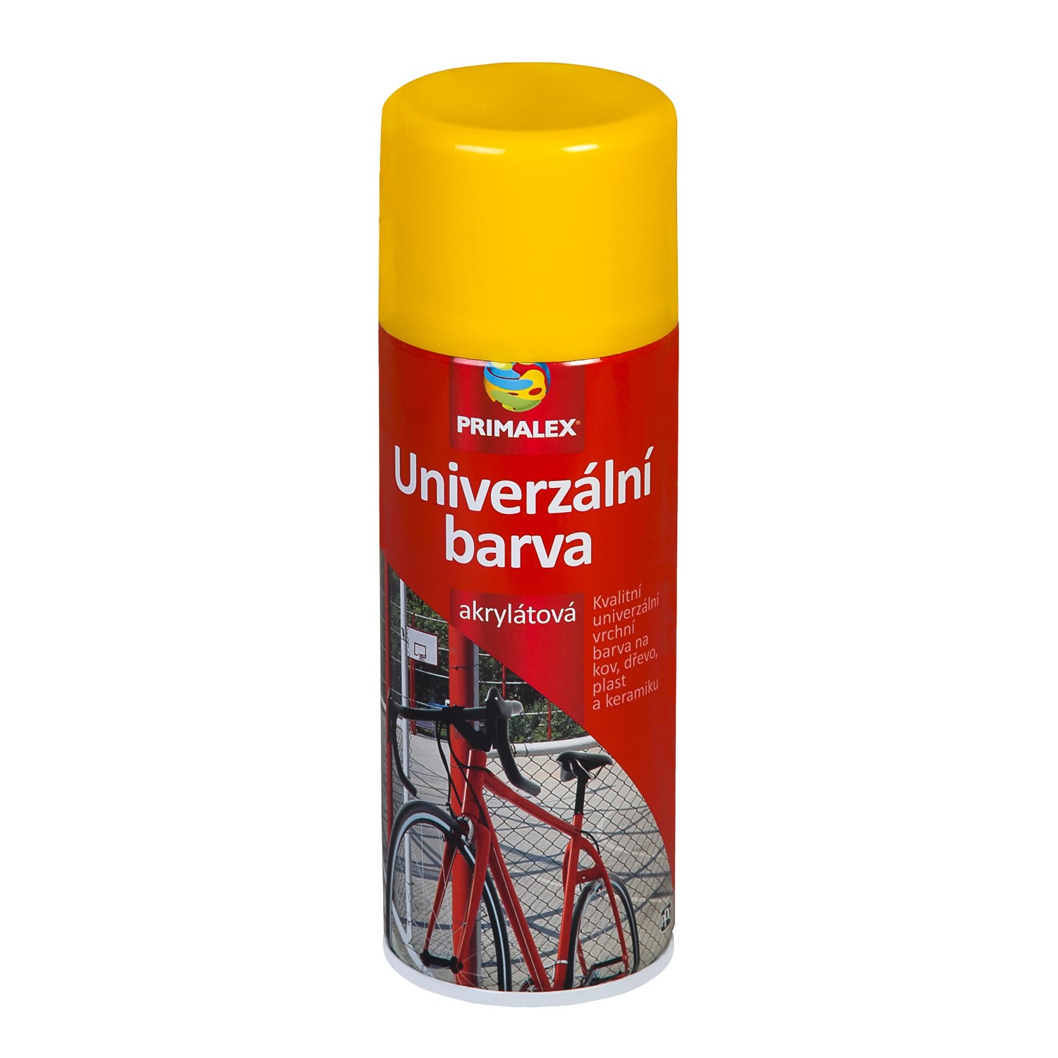 E-shop PRIMALEX Univerzálna farba v spreji RAL 1023 žltá dopravná 400 ml