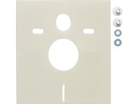 Protihluková montážna doska pre závesné WC a bidet, 38 x 42 cm