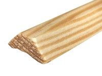 Döllken Profiles Štvrťkruh výsek DR09 prírodná borovica 14 x 14 x 900 mm