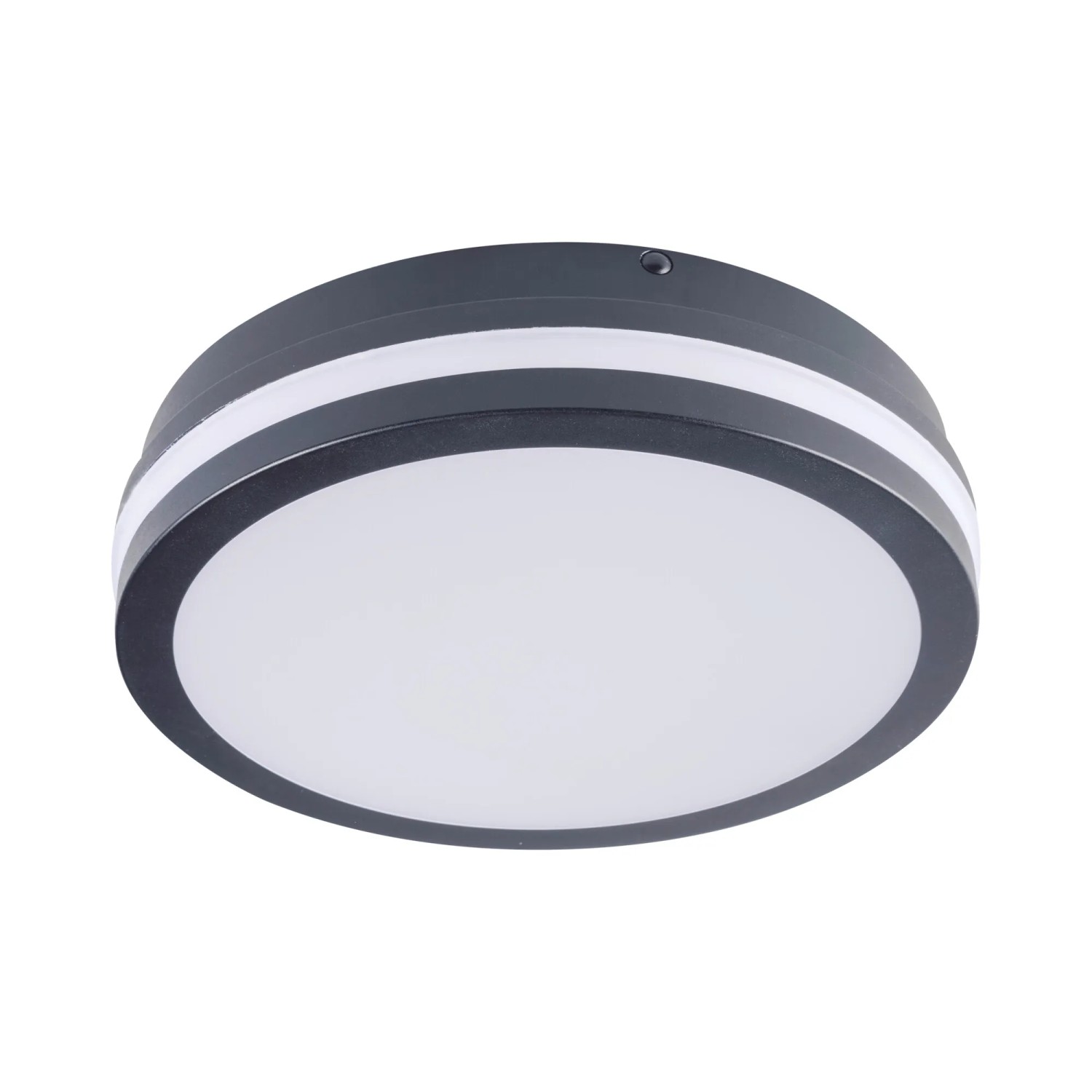 E-shop Kanlux Stropné LED svietidlo BENO 12-18W CCT-O G grafit pr. 22 cm