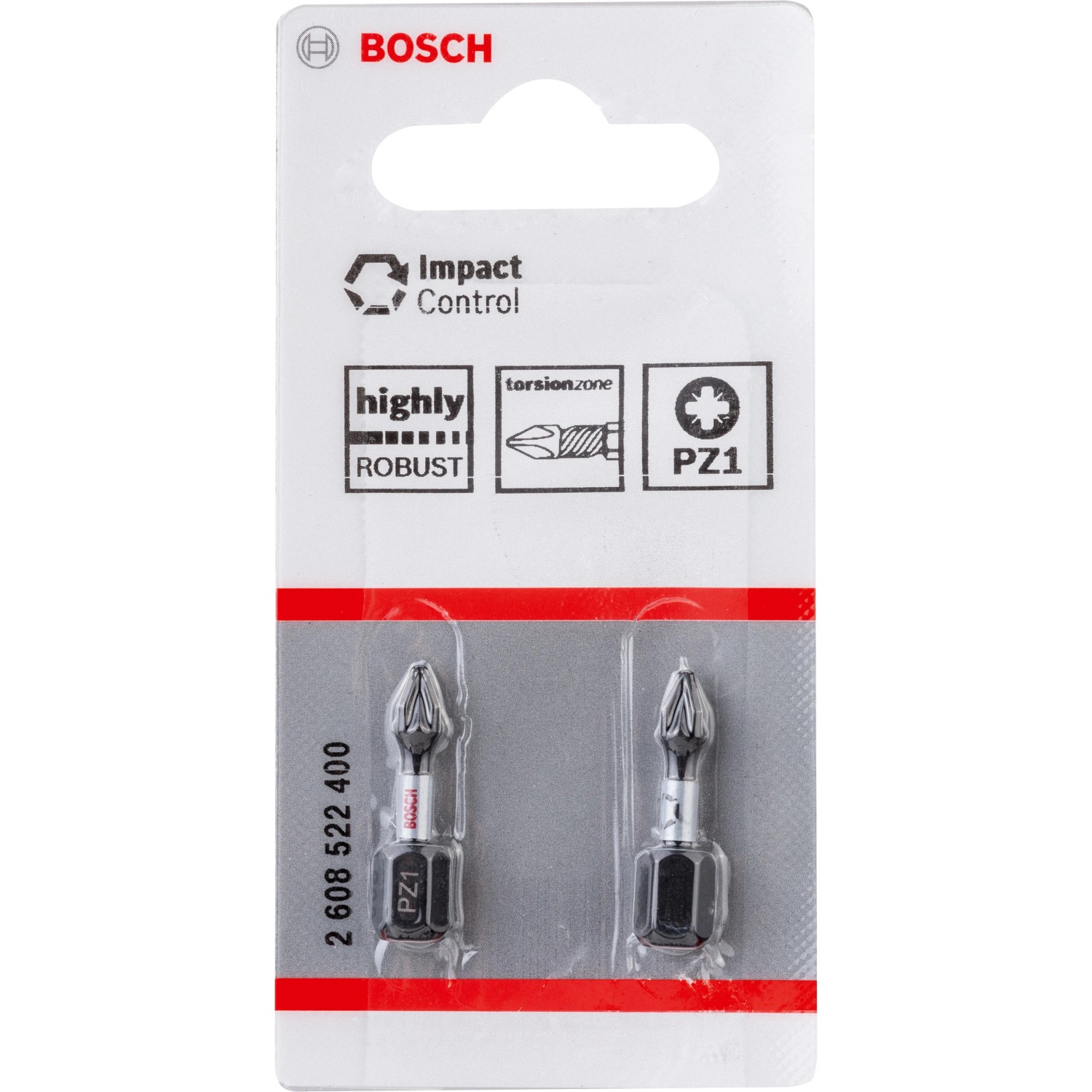 E-shop Bosch Bity skrutkovacie PZ1 Impact Control, 2 ks