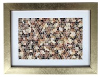 Bondecor Fotorám plastový, lišta 16,11 mm, zlatý, 10 x 15 cm