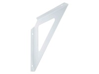 OBI Trojuholníková konzola Nyx, biela, 190 x 190 mm