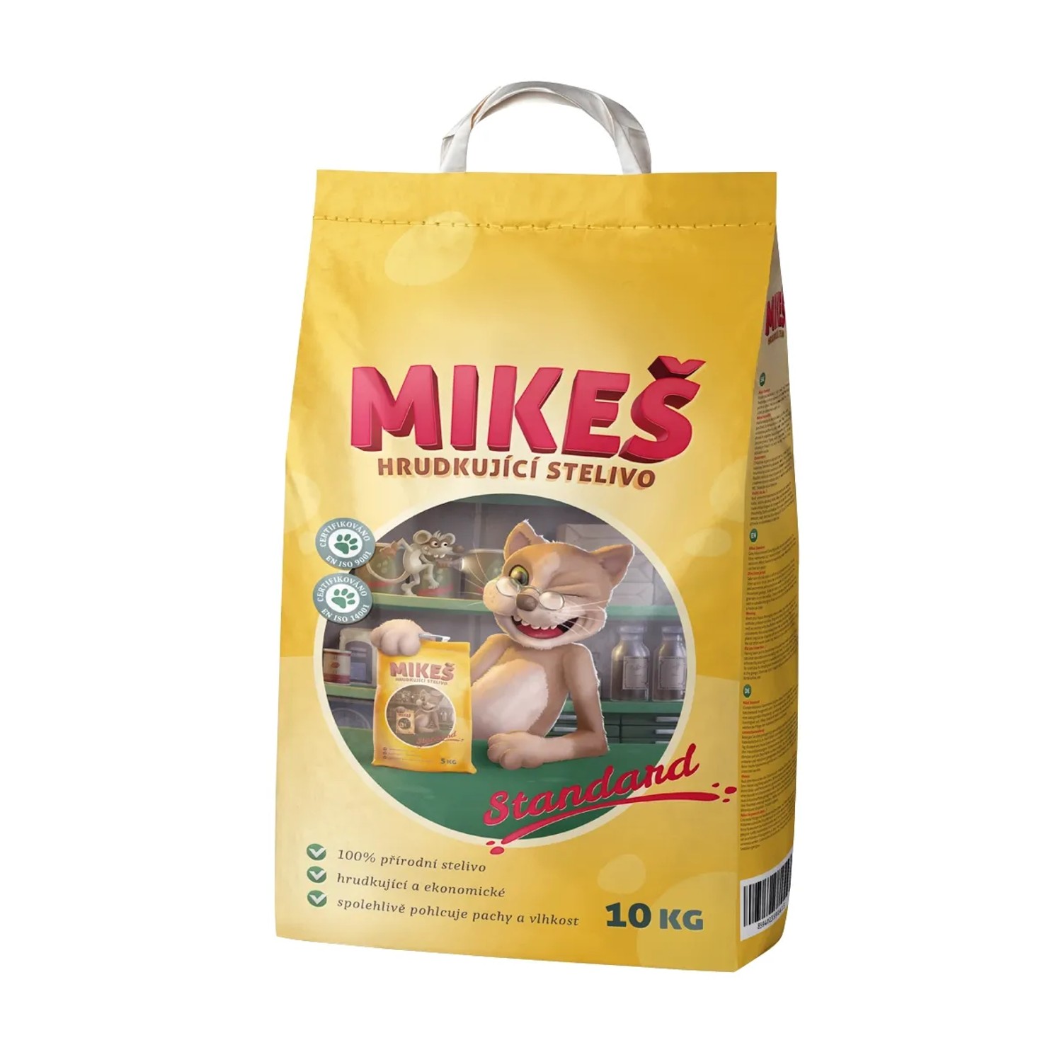 E-shop Hrudkujúca podstielka pre mačky Mikeš 10 kg