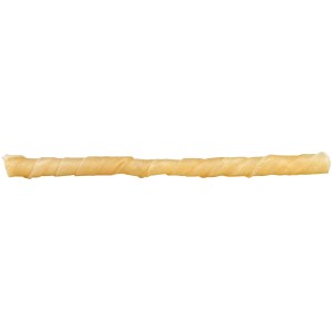 Jollypaw skrútená žuvacia rolka, 12 cm, z hovädzej kože, pre psov.
