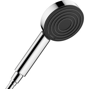 Ručná sprcha Hansgrohe Pulsify S, chróm, 1 prúd EcoSmart+: Sprchová hlavica s prúdom PowderRain.