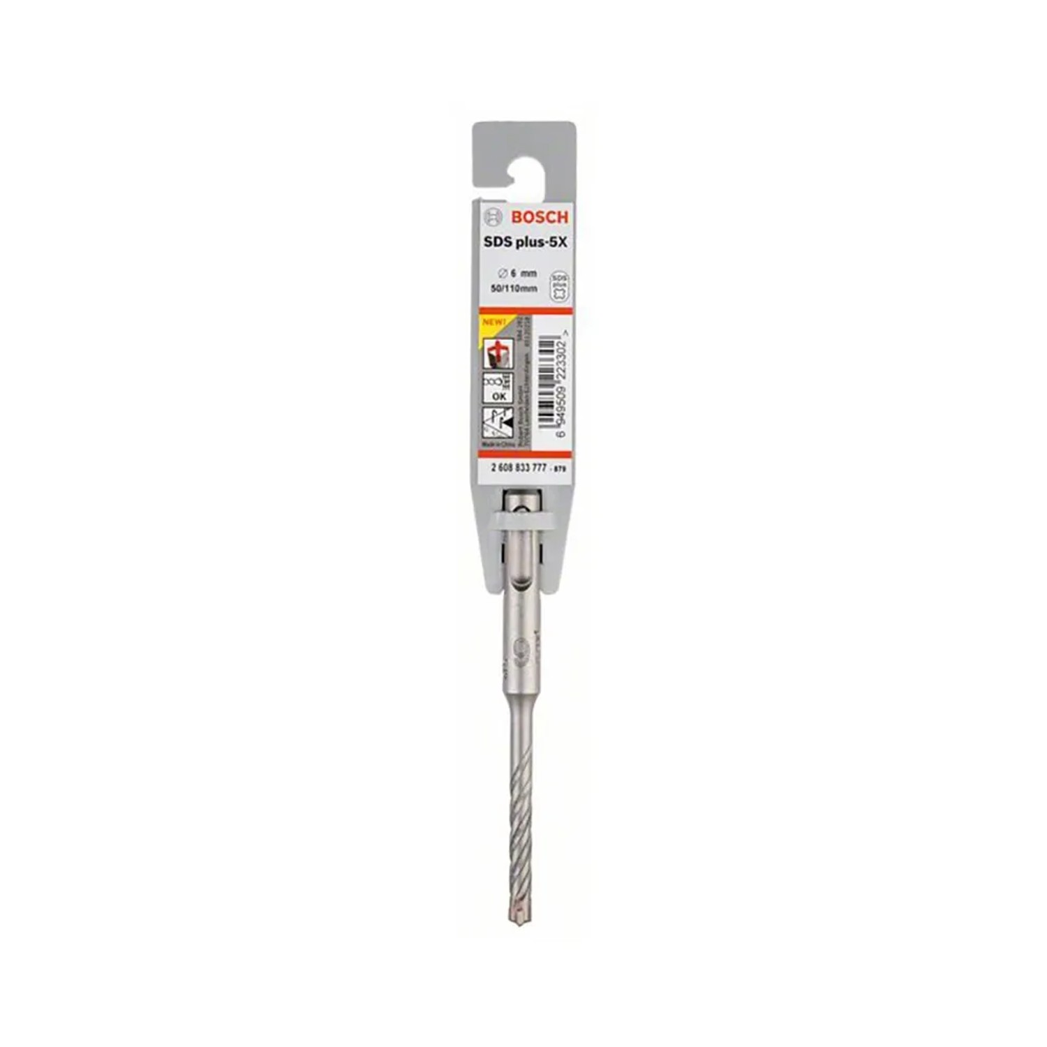 E-shop Bosch Vrták do muriva a betónu SDS plus-5X, 6 x 50 x 110 mm