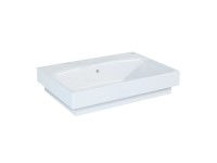 Roca Nábytkové keramické umývadlo Luna, biela, 60 cm