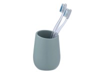 Wenko Pohár na zubné kefky Badi modrosivý keramika 8 x 11 x 8 cm Wenko Pohár na zubné kefky Badi modrosivý keramika 8 x 11 x 8 cm