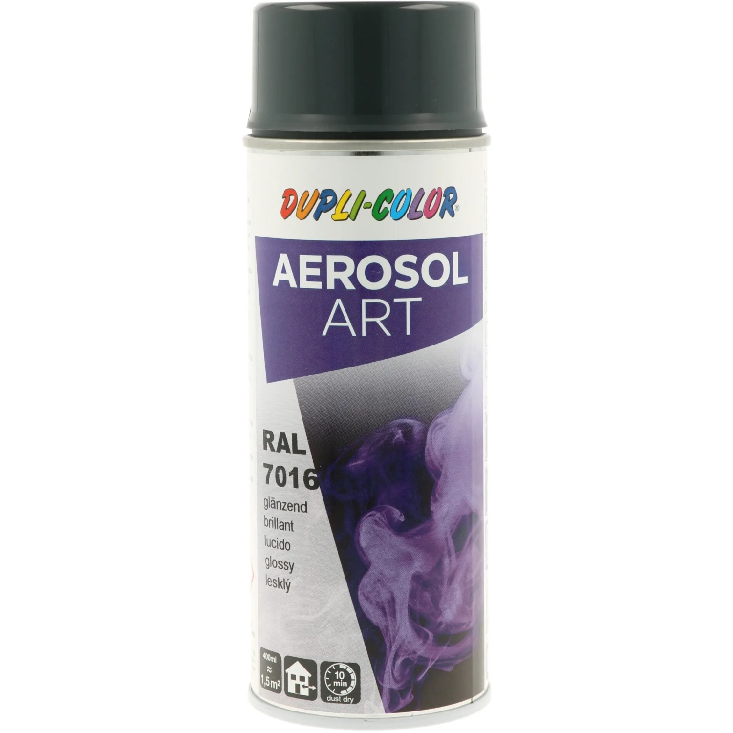 E-shop DUPLI-COLOR Lak v spreji AEROSOL ART (7016) antracitová sivá 400 ml