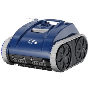 Modro-čierny bazénový robot CF CF200CL s batériou pre automatické čistenie bazéna.