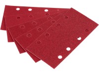 LUX-TOOLS Súprava brúsnych papierov 93 mm x 185 mm 5dielna