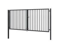 Craftex Dvojkrídlová brána Industry RAL 7016 antracitová 120 x 400 cm Craftex Dvojkrídlová brána Industry RAL 7016 antracitová 120 x 400 cm