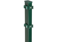 Rohový plotový stĺpik pre dvojité zvárané pletivo zelený 4 cm x 6 cm x 120 cm