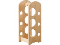 OBI Drevený regál na víno pre 6 fliaš