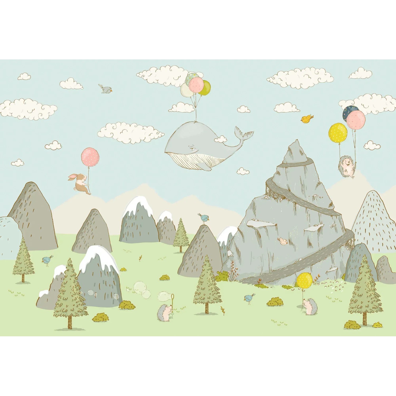 E-shop Komar Vliesová fototapeta Mountain Traveler 400 x 280 cm