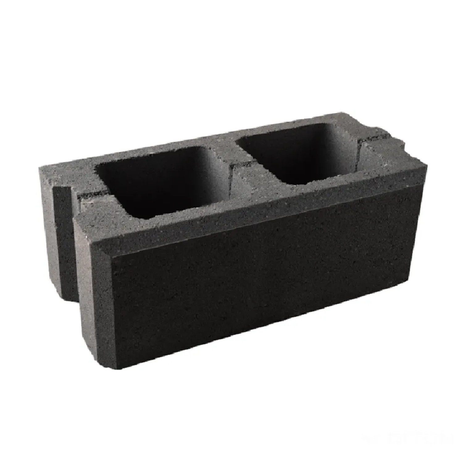 E-shop DITON Murovací prvok VISO priebežný čierny 40 x 20 x 15 cm