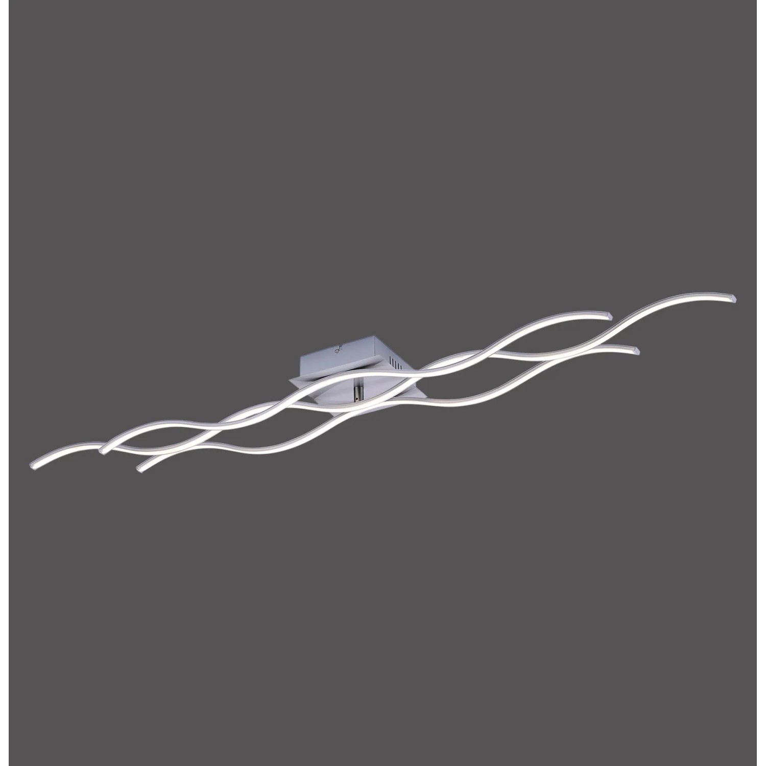 E-shop Just Light. Stropné LED svietidlo Wave, 1575 lm, oceľ, 16 x 139,5 cm