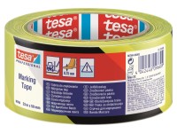 tesa Vyznačovacia lepiaca PVC páska Professional 60760, žltočierna, 33 m x 50 mm tesa Vyznačovacia lepiaca PVC páska Professional 60760, žltočierna, 33 m x 50 mm