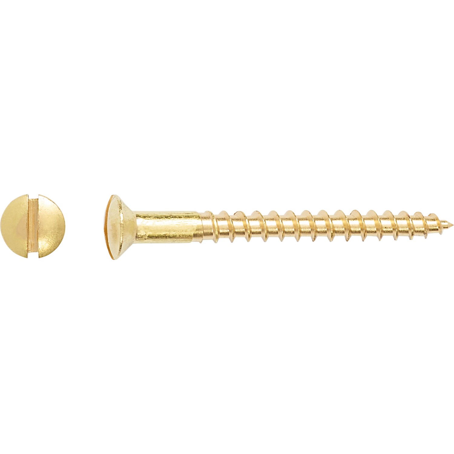 E-shop Skrutka do dreva so šošovkovou hlavou PZ mosadzný 5 x 40 mm, 10 ks