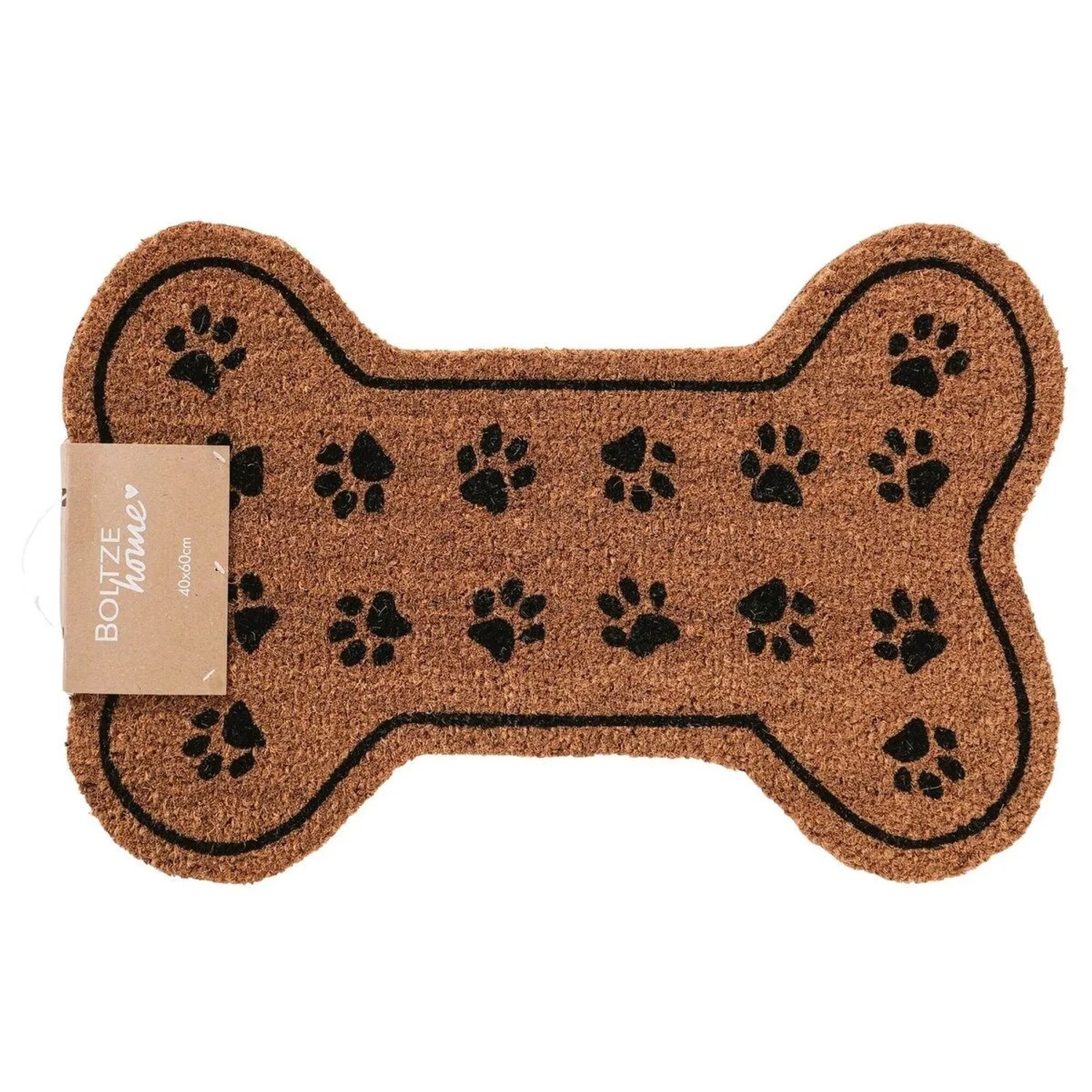 E-shop Boltze Kokosová rohožka v tvare kosti Sammy, 60 x 40 cm