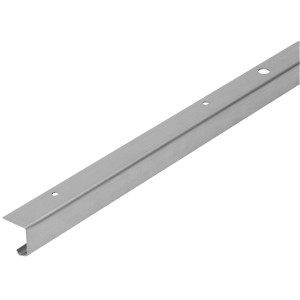 Hettich TopLine 3/3plus profil, pozinkovaná oceľ, pre posuvné dverové kovania do 40 kg.