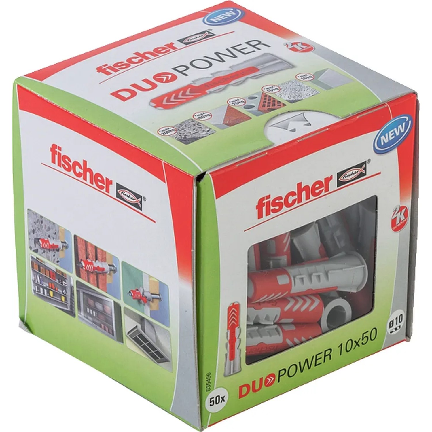 E-shop Fischer Hmoždinka DuoPower 10 x 50 LD, 50 ks